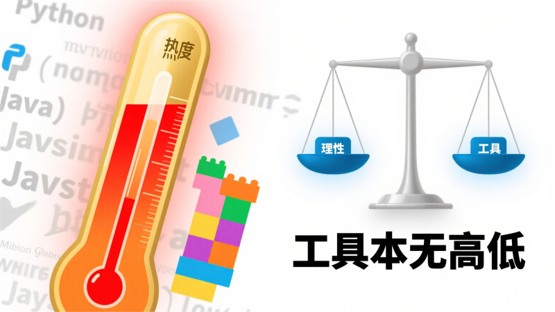 编程语言的“跟风病”：别让热度盖过理性，工具本无高低-敏锐者网络科技